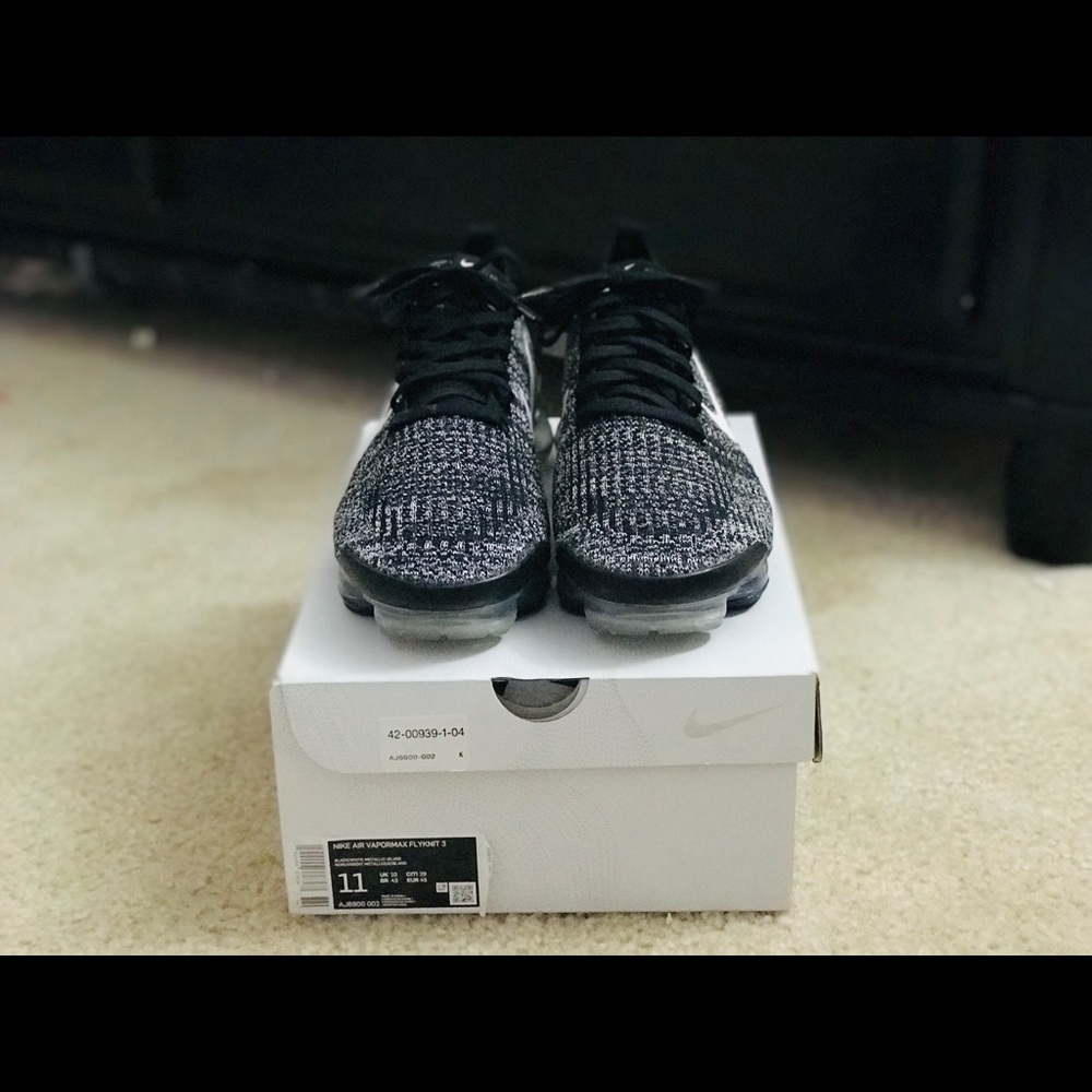 Nike Air Vapormax Flyknit 3 Black-white